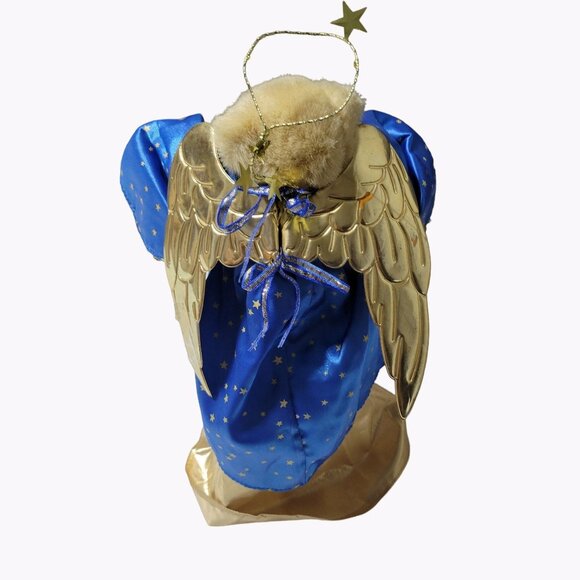 Vintage 80s Muffy VanderBear Muffy Angel Bear 8 inch Plush Christmas Tree Topper - Picture 2 of 6
